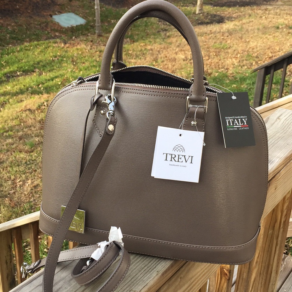Trevi speedy made in Italy satchel crossbody bag - Picture 4 of 8